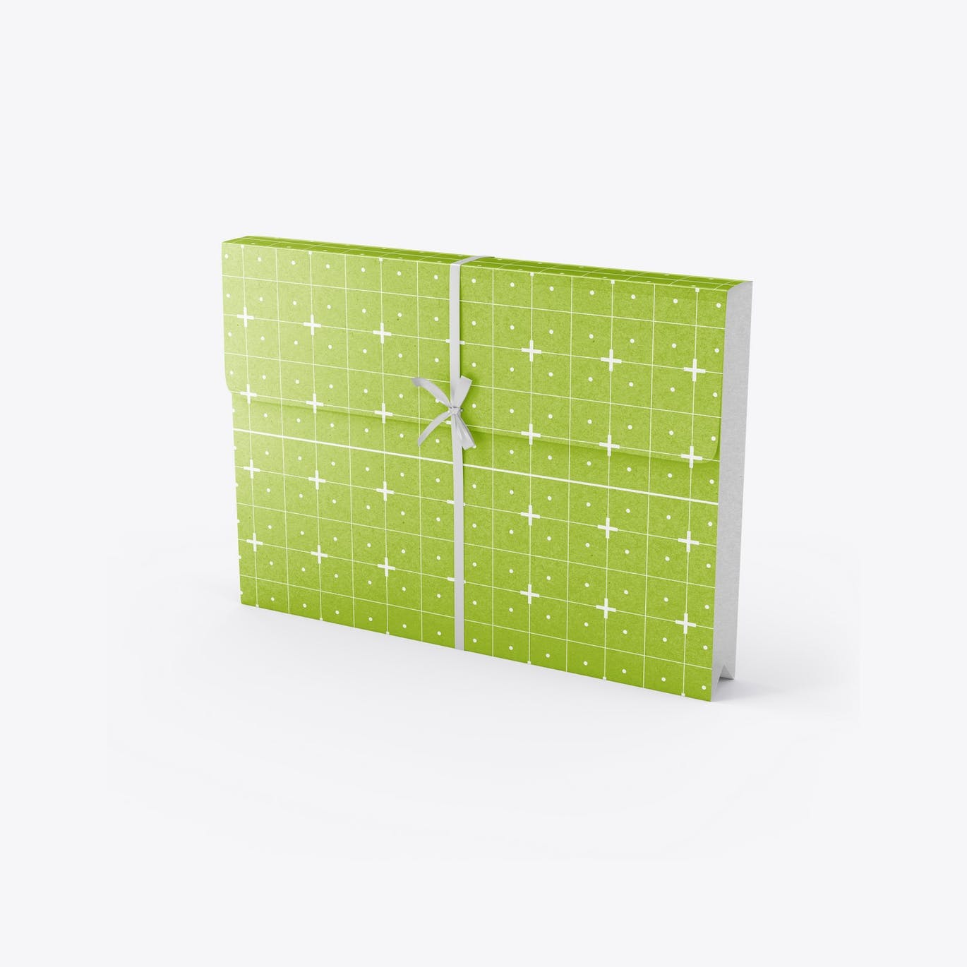 带绳的牛皮纸文件夹外观设计样机 Set Kraft Folders with Rope mockup 样机素材 sucaiwan.com