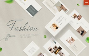 时尚女性品牌PowerPoint演示模板 Gaya – Fashion Presentation PowerPoint