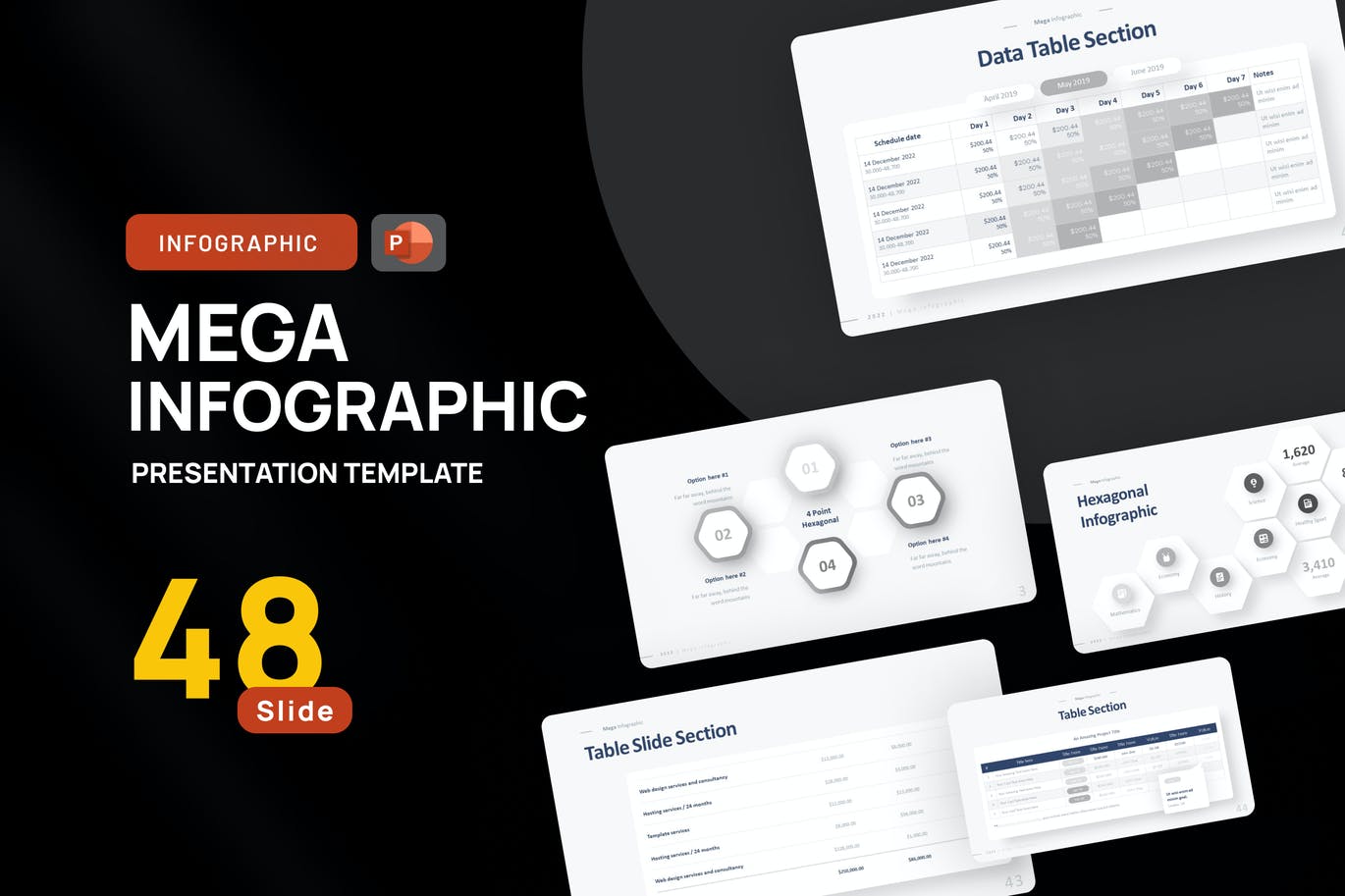 六角形、齿轮信息图表PPT设计模板 Hexagonal, Gear & Infographic PowerPoint Template 幻灯图表 第1张-素材湾丨精选海外优质设计素材资源 六角形、齿轮信息图表PPT设计模板 Hexagonal, Gear & Infographic PowerPoint Template 幻灯图表 sucaiwan.com