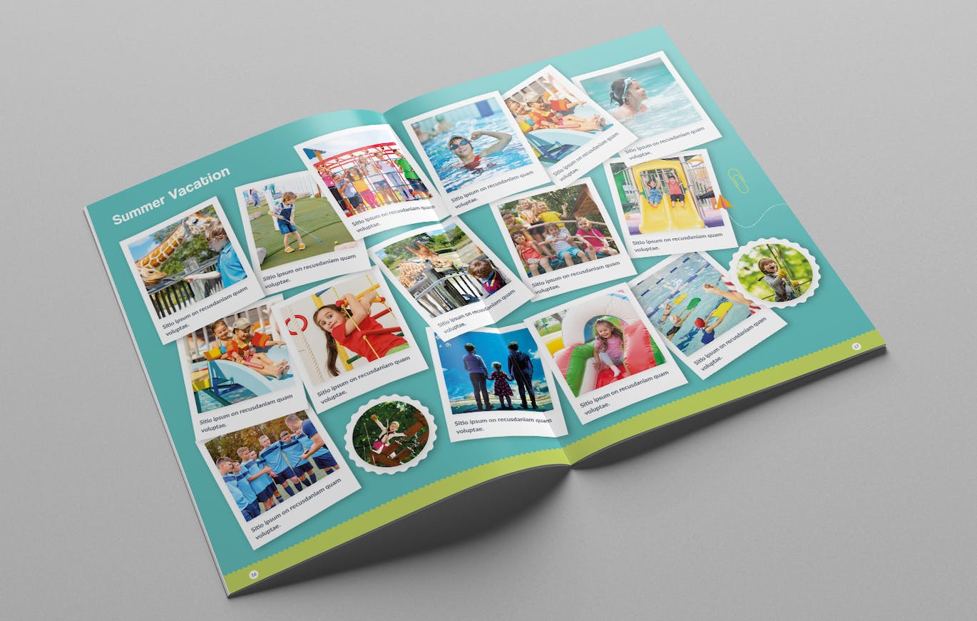 多彩创意的学校年鉴相册杂志模板 School Yearbook 设计素材 第3张-素材湾丨精选海外优质设计素材资源 多彩创意的学校年鉴相册杂志模板 School Yearbook 设计素材 sucaiwan.com