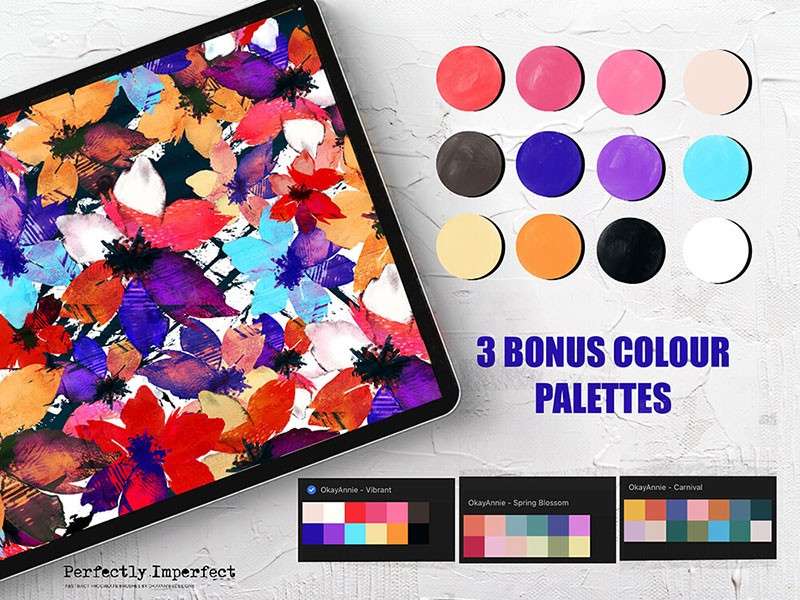 196个印象派艺术Procreate笔刷套装 笔刷资源 sucaiwan.com