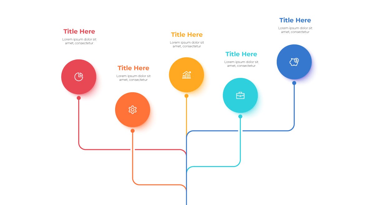数据可视化信息图表元素集v9 Infographics Elements Set 09 幻灯图表 sucaiwan.com