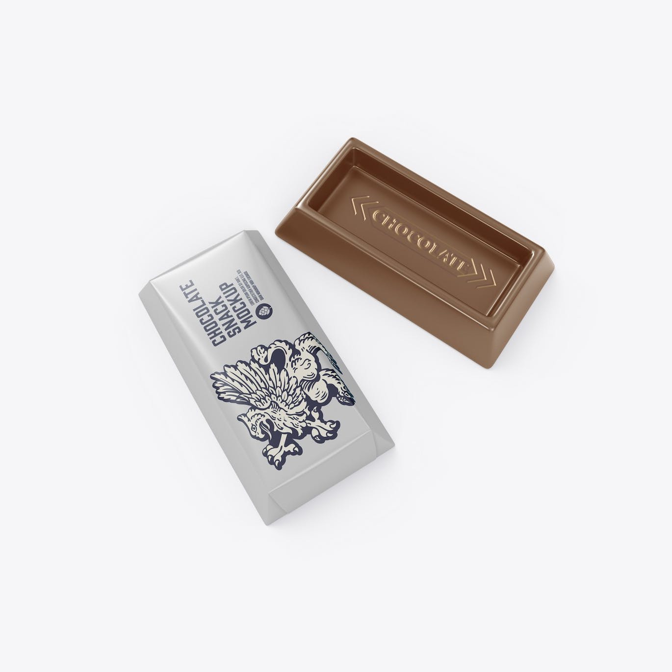 巧克力零食小包装设计样机模板 Small Pack Chocolates Mockup 样机素材 sucaiwan.com