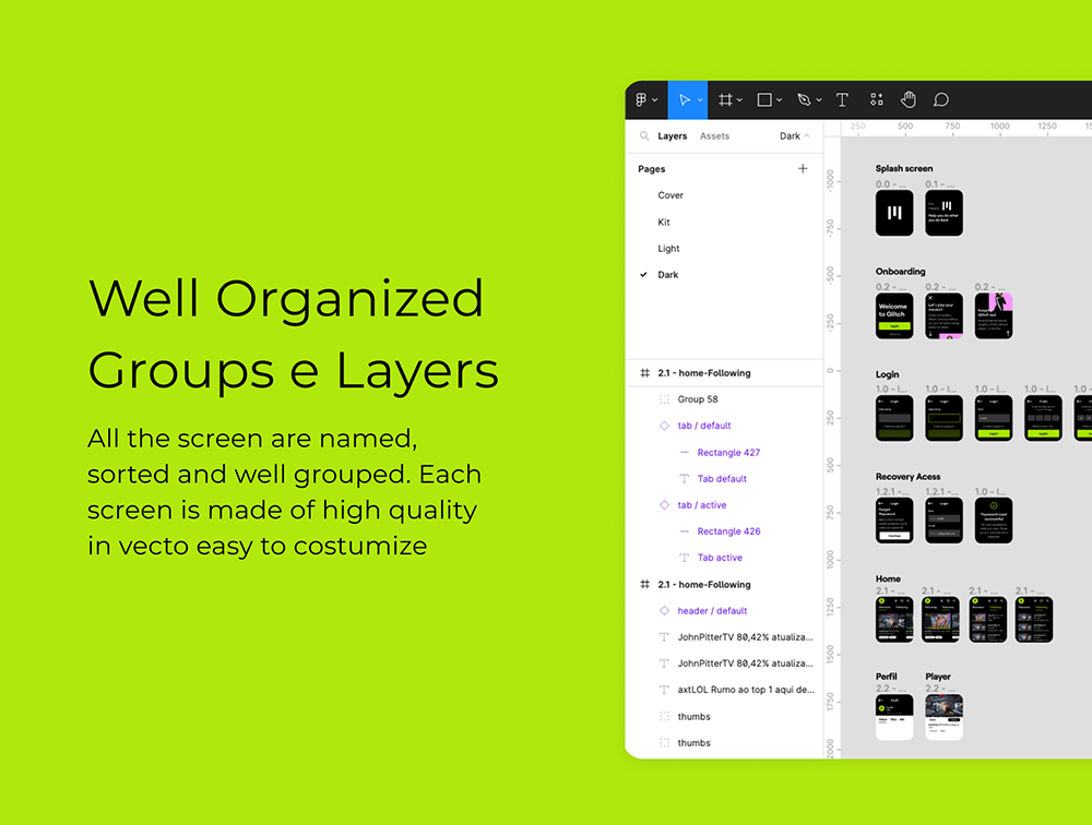 直播App手表UI界面设计WatchOS模板 APP UI sucaiwan.com