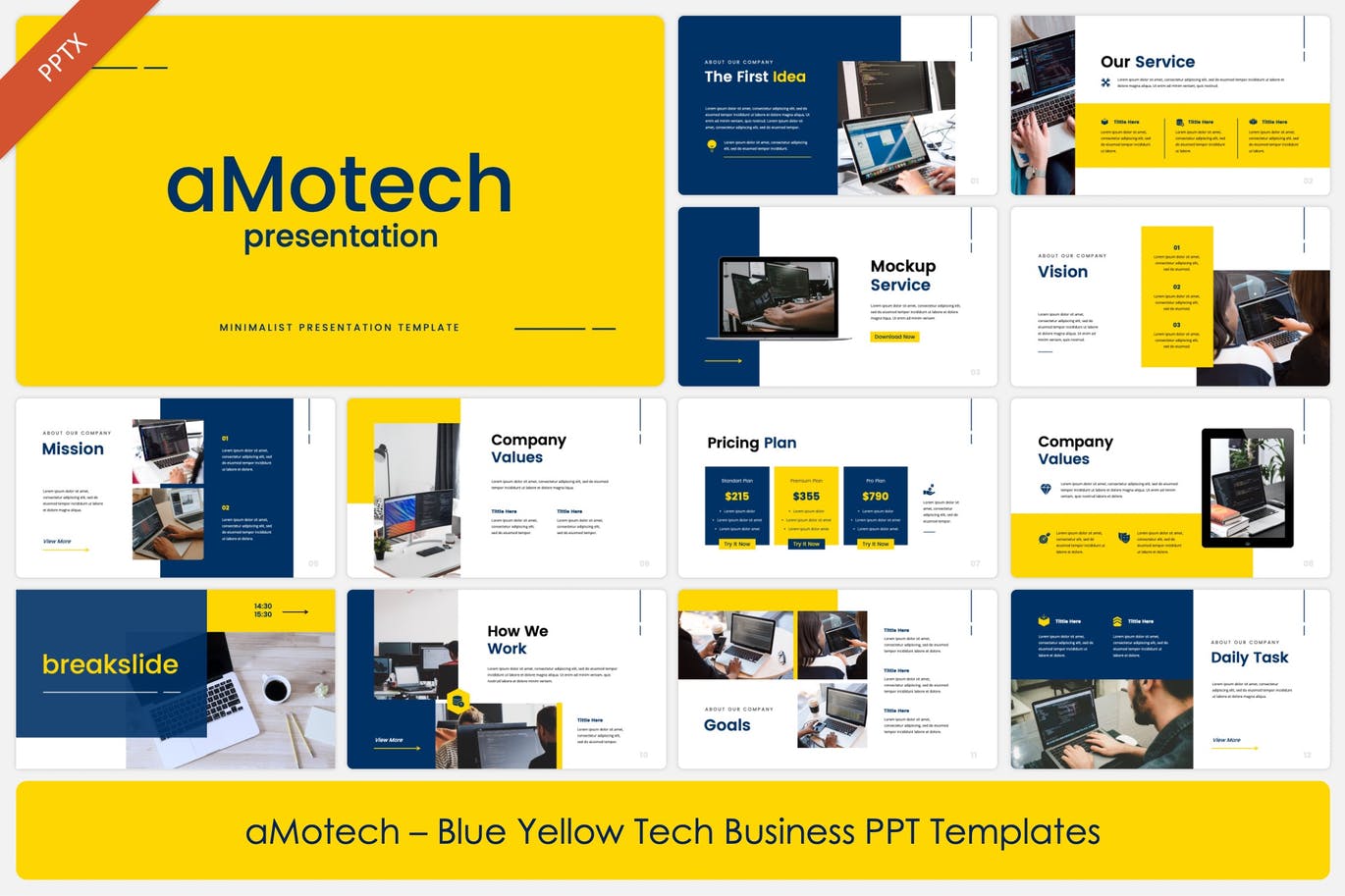 业务简介PPT演示文稿 aMotech – Business Profile Powerpoint 幻灯图表 第1张-素材湾丨精选海外优质设计素材资源 业务简介PPT演示文稿 aMotech – Business Profile Powerpoint 幻灯图表 sucaiwan.com