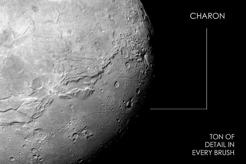 太空主题PS笔刷套装 笔刷资源 sucaiwan.com