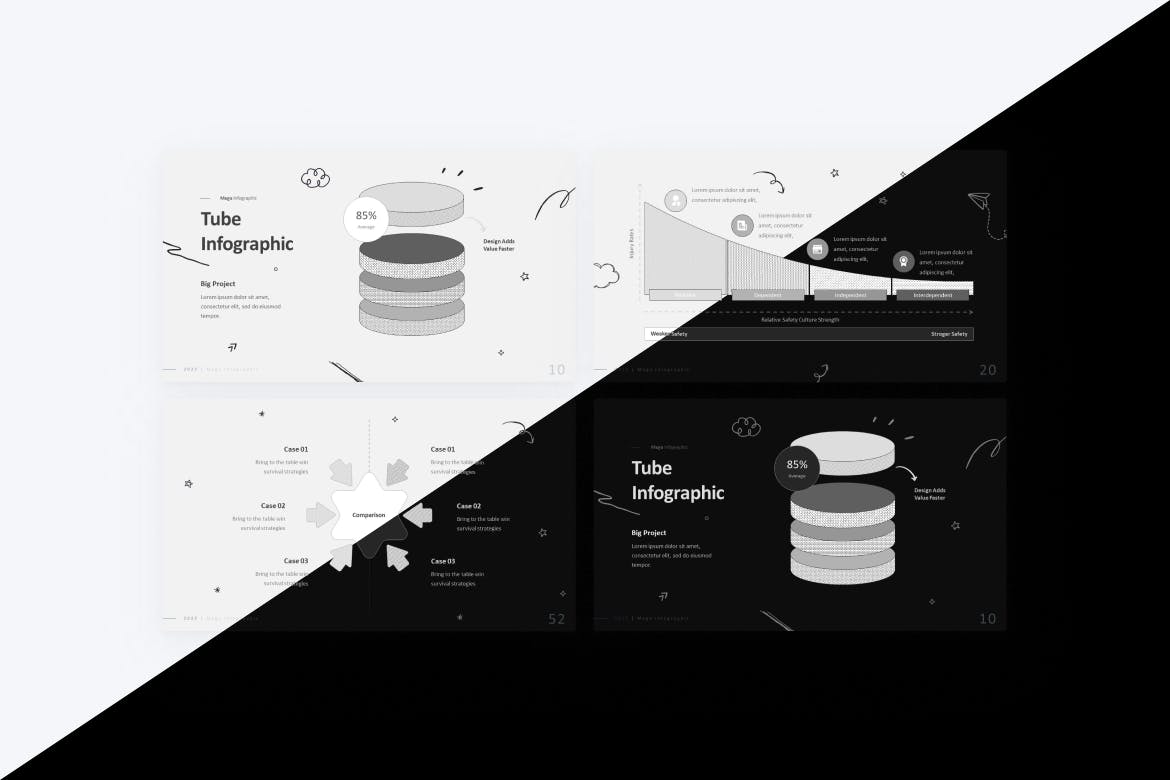 管状曲线/球体信息图表幻灯片演示PPT模板 Tube Curve, Sphere Infographic PowerPoint Template 幻灯图表 第2张-素材湾丨精选海外优质设计素材资源 管状曲线/球体信息图表幻灯片演示PPT模板 Tube Curve, Sphere Infographic PowerPoint Template 幻灯图表 sucaiwan.com