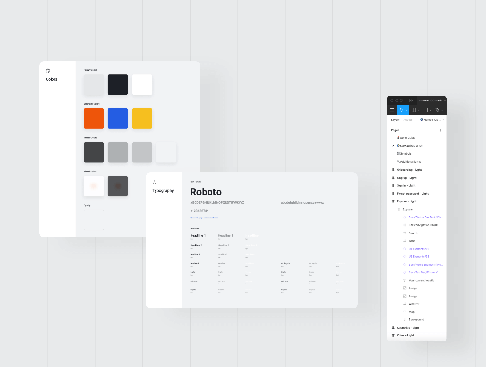 旅行App应用iOS设计系统 APP UI sucaiwan.com
