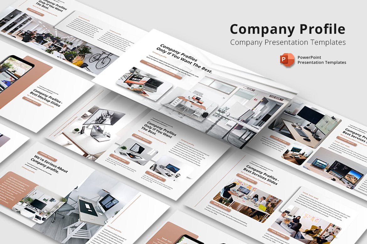 公司简介PPT设计模板 Company Profile – PowerPoint Template 幻灯图表 第1张-素材湾丨精选海外优质设计素材资源 公司简介PPT设计模板 Company Profile – PowerPoint Template 幻灯图表 sucaiwan.com