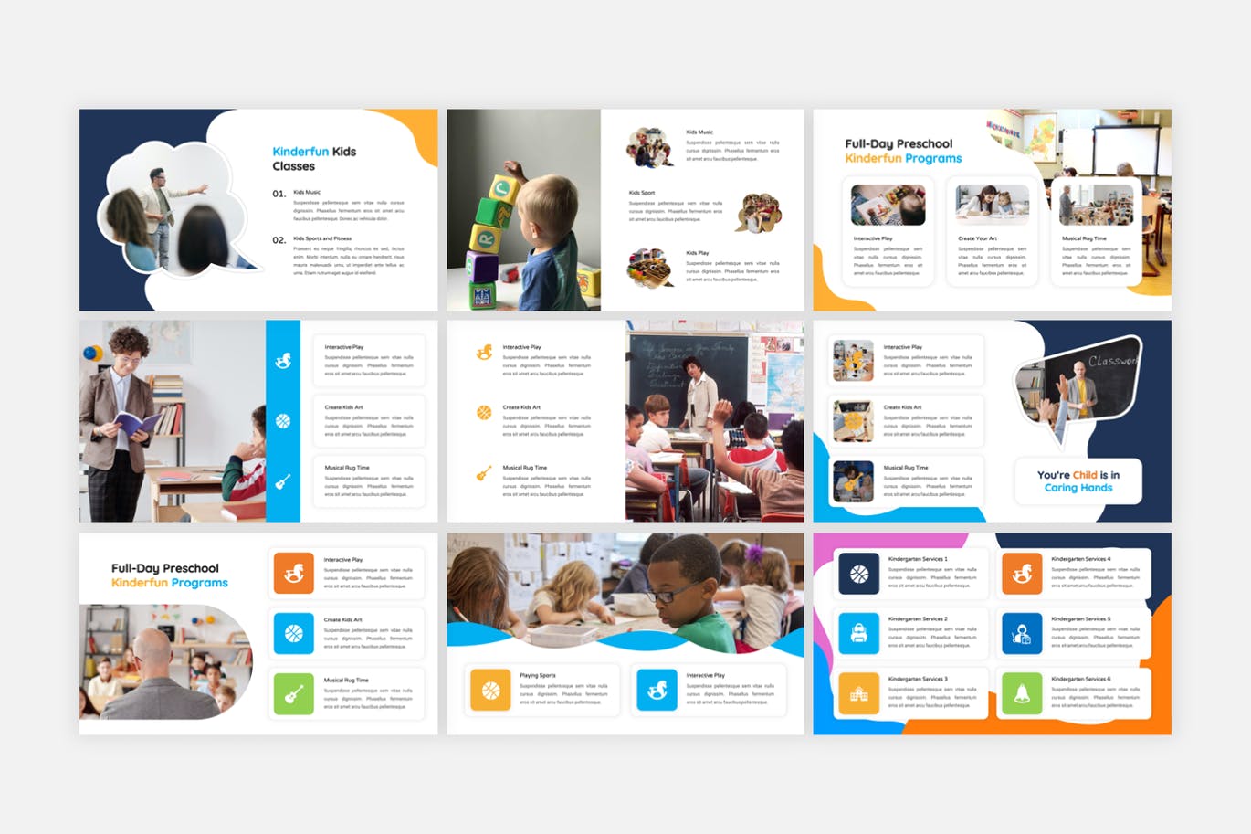 幼儿园&学前教育Powerpoint模板 Kinderfun – Kindergarten & Preshool PowerPoint 幻灯图表 第4张-素材湾丨精选海外优质设计素材资源 幼儿园&学前教育Powerpoint模板 Kinderfun – Kindergarten & Preshool PowerPoint 幻灯图表 sucaiwan.com