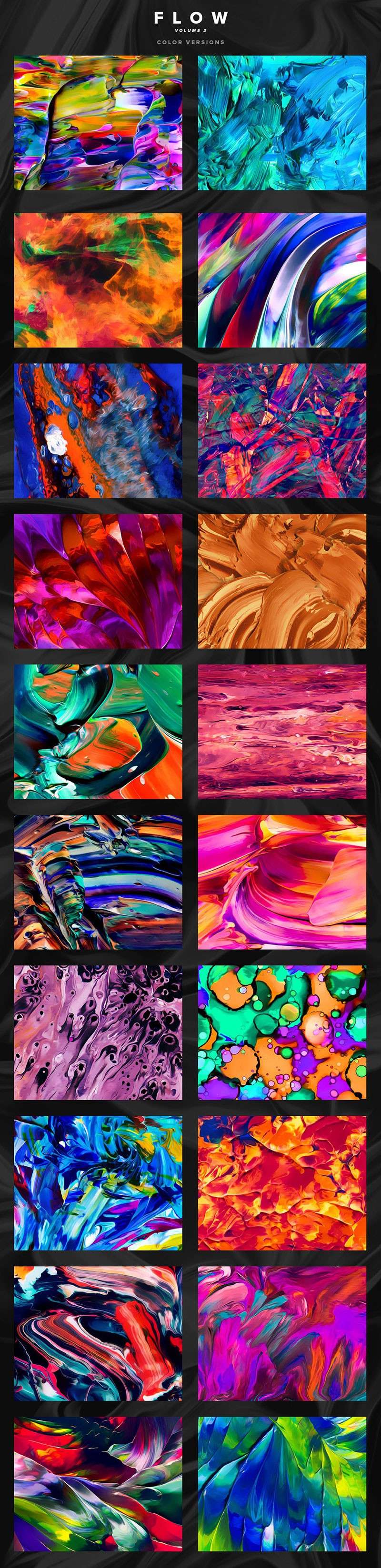 100张流体画艺术背景图片素材JPG 图片素材 sucaiwan.com