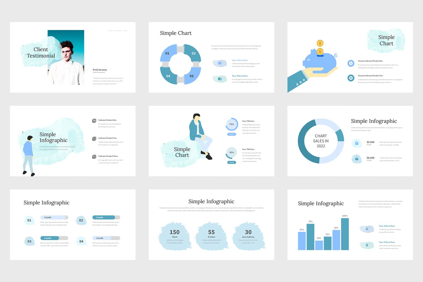 多用途蓝色幻灯片演示PPT模板 Guzeka – Multipurposes Blue Powerpoint Template 幻灯图表 第2张-素材湾丨精选海外优质设计素材资源 多用途蓝色幻灯片演示PPT模板 Guzeka – Multipurposes Blue Powerpoint Template 幻灯图表 sucaiwan.com