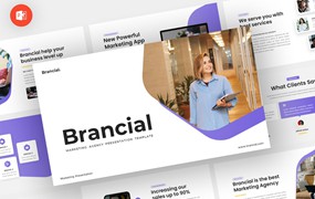 企业营销演示PPT模板 Brancial – Marketing Powerpoint Template