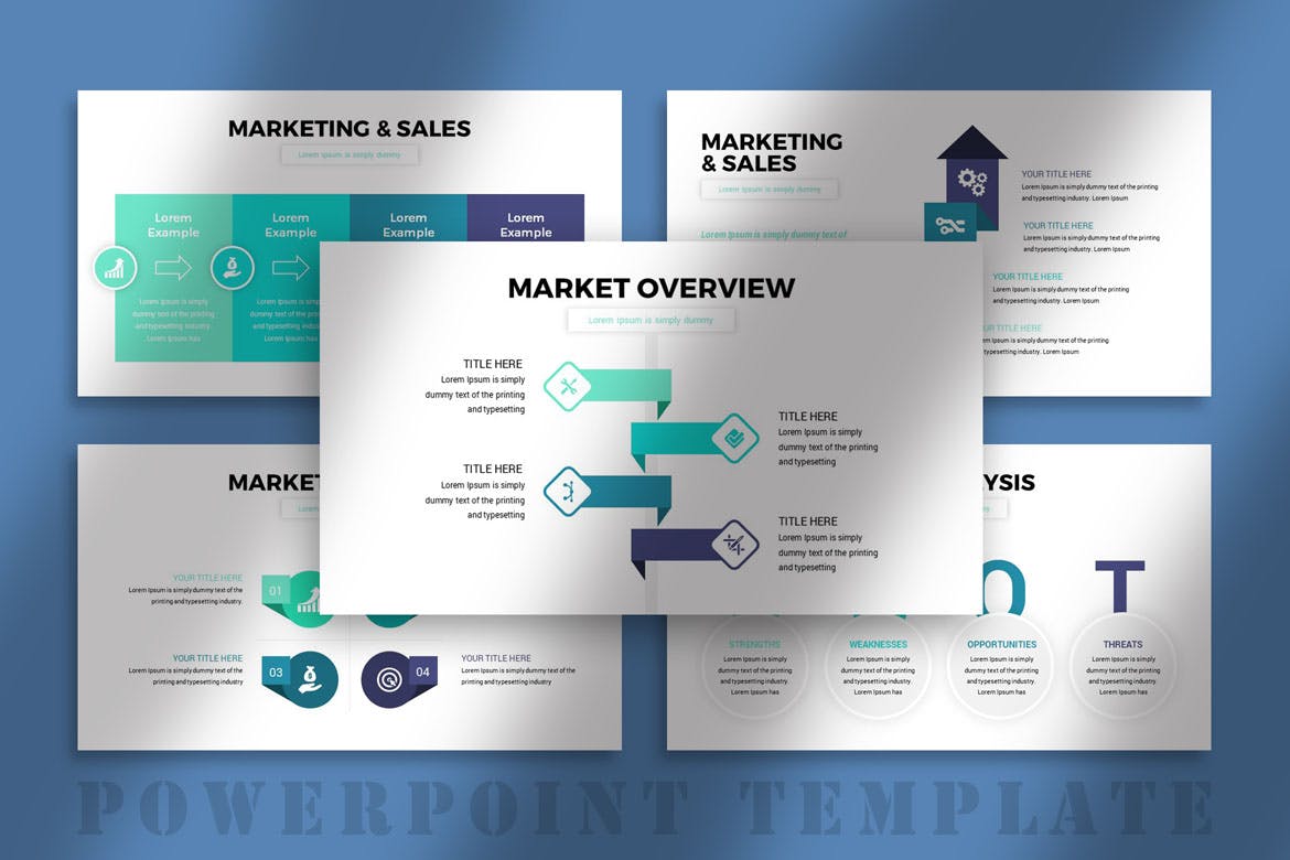 信息图表商业幻灯片演示PPT模板 Infographic Business PowerPoint Presentation 幻灯图表 sucaiwan.com