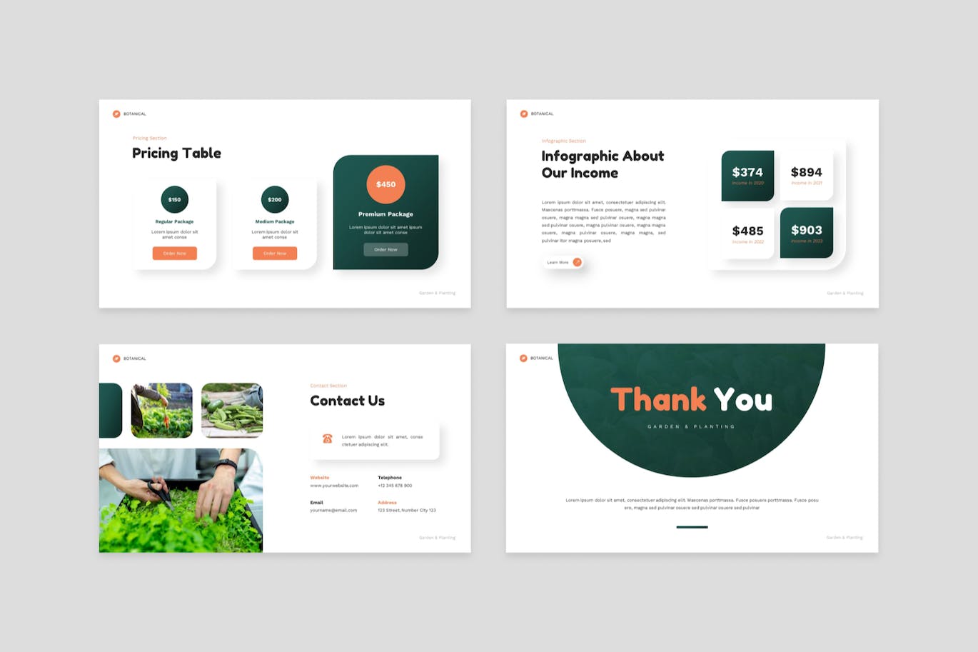 花园&种植演示文稿PPT模板 Botanical – Garden & Planting PowerPoint 幻灯图表 第2张-素材湾丨精选海外优质设计素材资源 花园&种植演示文稿PPT模板 Botanical – Garden & Planting PowerPoint 幻灯图表 sucaiwan.com