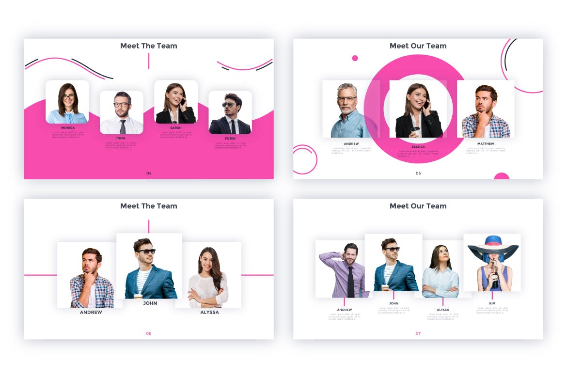 数据图表动画演示PPT模板 Futurist For Powerpoint 幻灯图表 sucaiwan.com