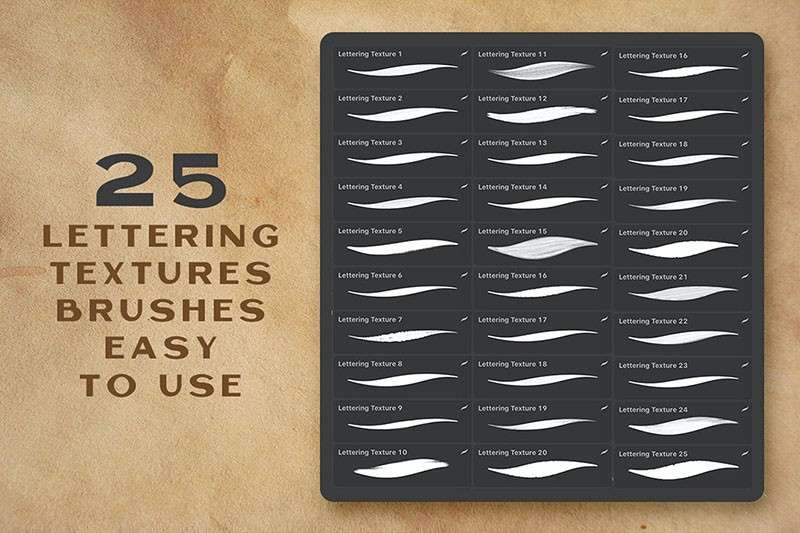 Procreate签名手写笔刷 笔刷资源 sucaiwan.com