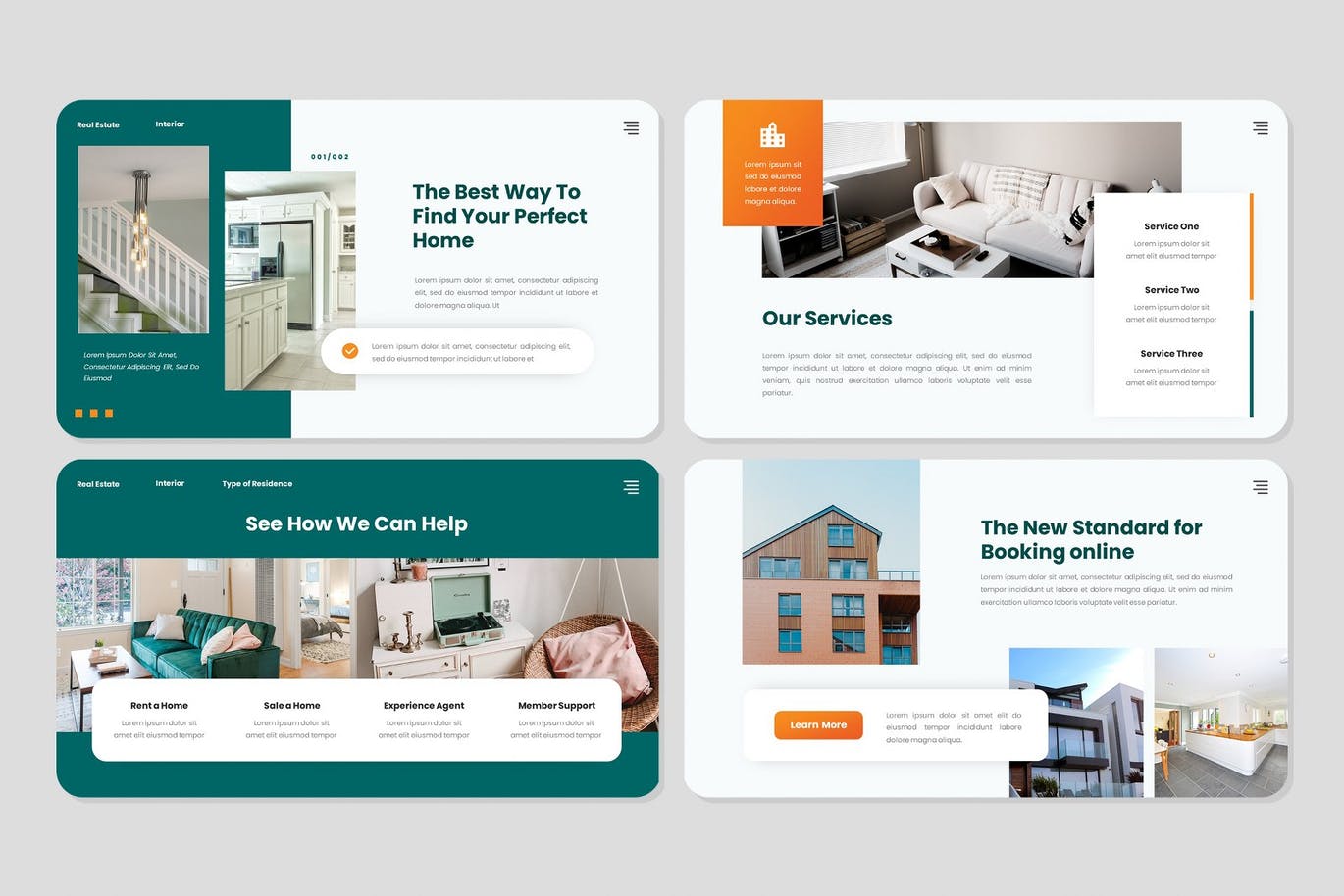 庄园地产业务PPT模板 Arch Estate – Powerpoint Template 幻灯图表 sucaiwan.com