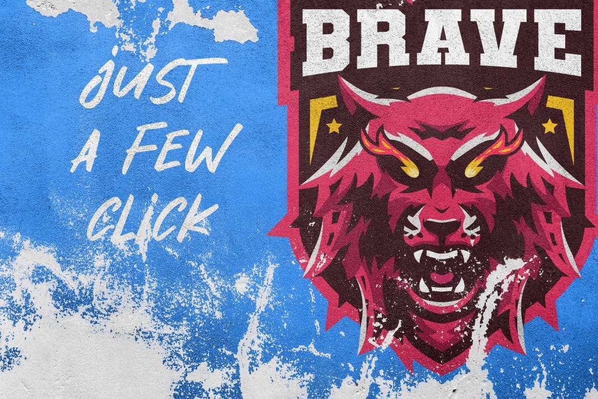 旧墙脱落照片特效PS图层样式 Old Wall Pell Off Photo Effect 插件预设 sucaiwan.com