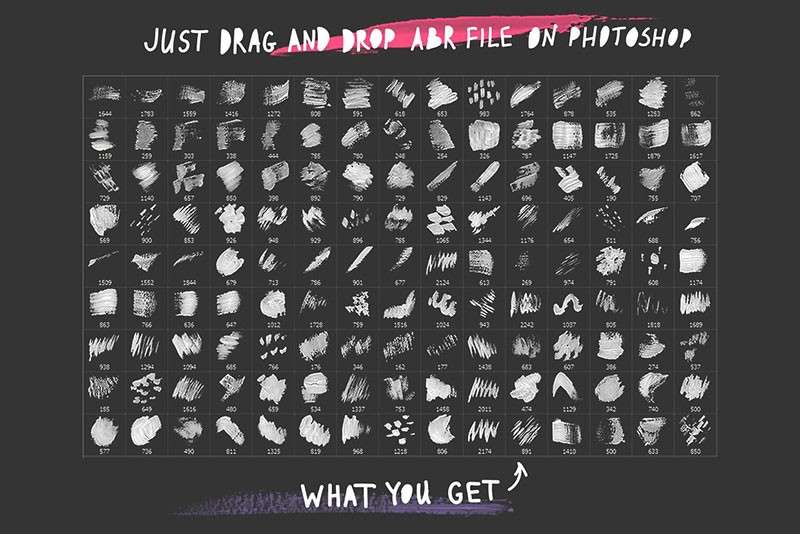 豪华水彩印章PS笔刷套装 笔刷资源 sucaiwan.com