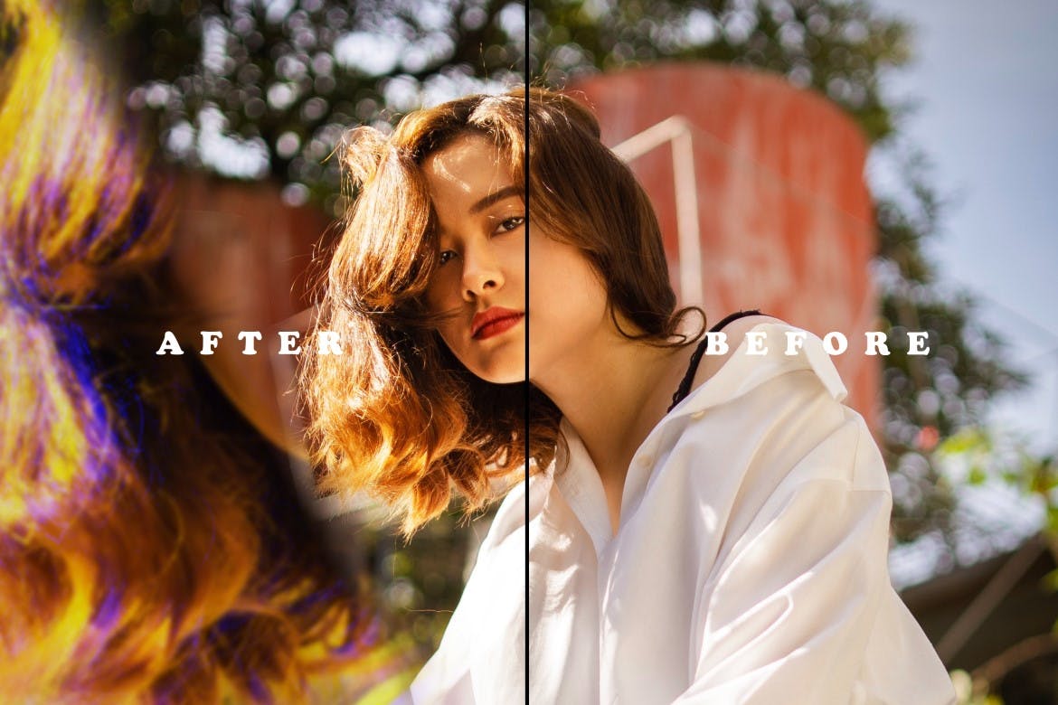 镜头特效照片效果PS图层样式 Lens Burn Photo Effect 插件预设 sucaiwan.com