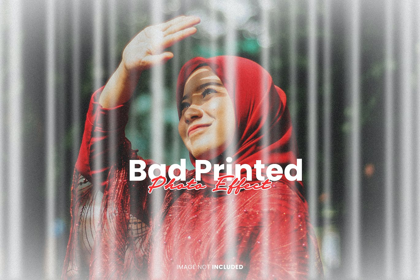错误打印照片特效PS图层样式 Bad Printed Photo Effect 插件预设 sucaiwan.com