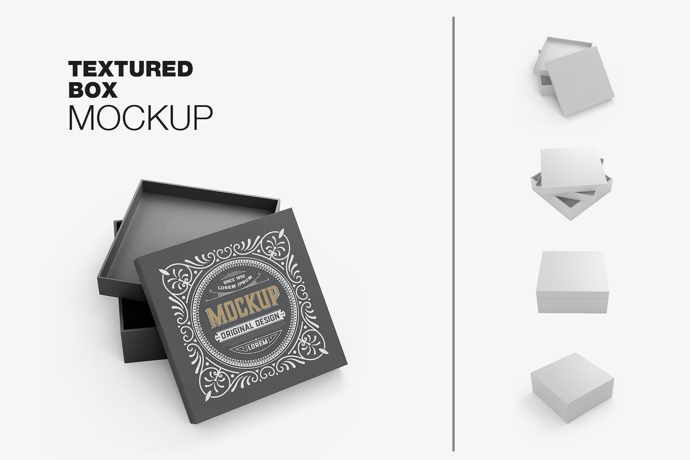 纸板箱/纸盒包装设计样机 Cardboard Box Mockup 样机素材 sucaiwan.com