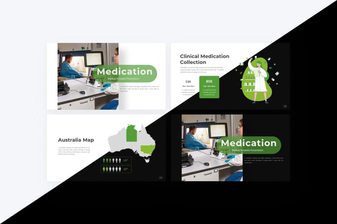 药物医学主题PPT幻灯片设计模板 Medication Medical PowerPoint Template 幻灯图表 第4张-素材湾丨精选海外优质设计素材资源 药物医学主题PPT幻灯片设计模板 Medication Medical PowerPoint Template 幻灯图表 sucaiwan.com