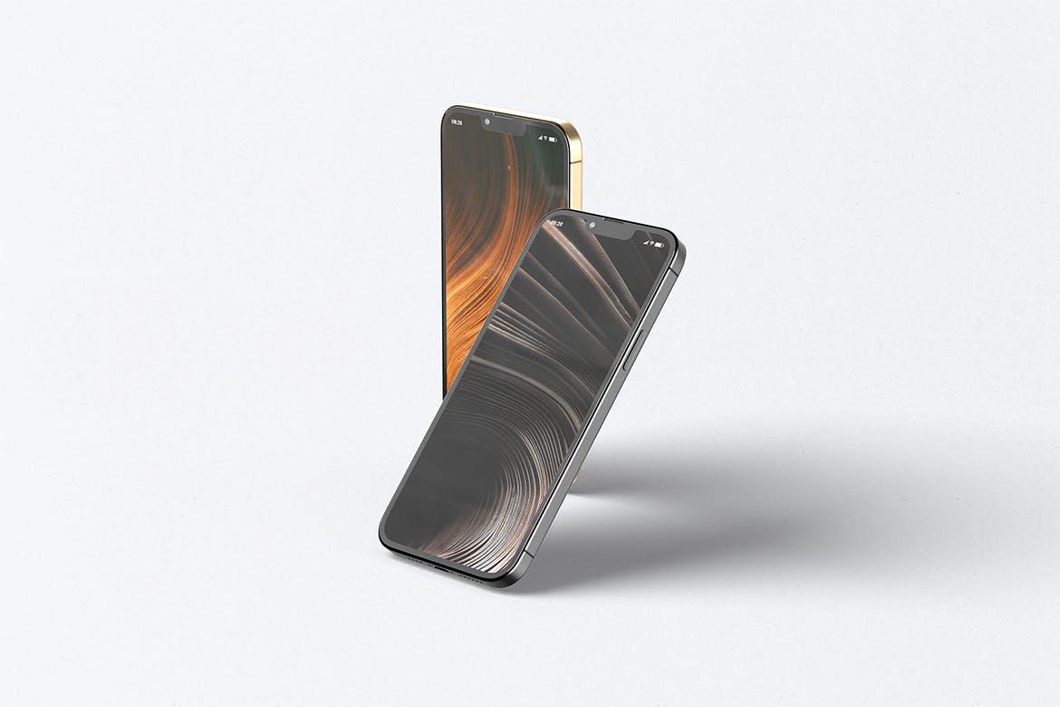 iPhone 13 Pro Max苹果手机样机 Phone 13 Pro Max Mockup 样机素材 sucaiwan.com