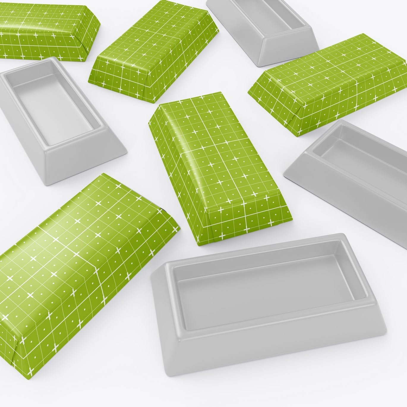 巧克力零食小包装设计样机模板 Small Pack Chocolates Mockup 样机素材 sucaiwan.com