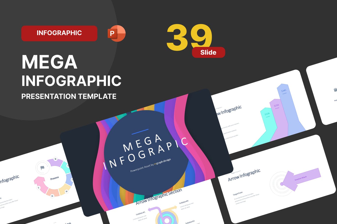 箭头/项目时间轴信息图表PowerPoint演示模板 Arrow & Timeline Infographic PowerPoint Template 幻灯图表 第1张-素材湾丨精选海外优质设计素材资源 箭头/项目时间轴信息图表PowerPoint演示模板 Arrow & Timeline Infographic PowerPoint Template 幻灯图表 sucaiwan.com