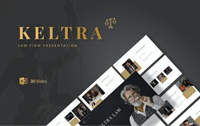 律师事务所PowerPoint演示文稿模板 Keltra – Law firm presentation PowerPoint