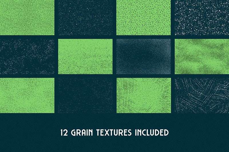 35个噪点着色Affinity笔刷 笔刷资源 sucaiwan.com