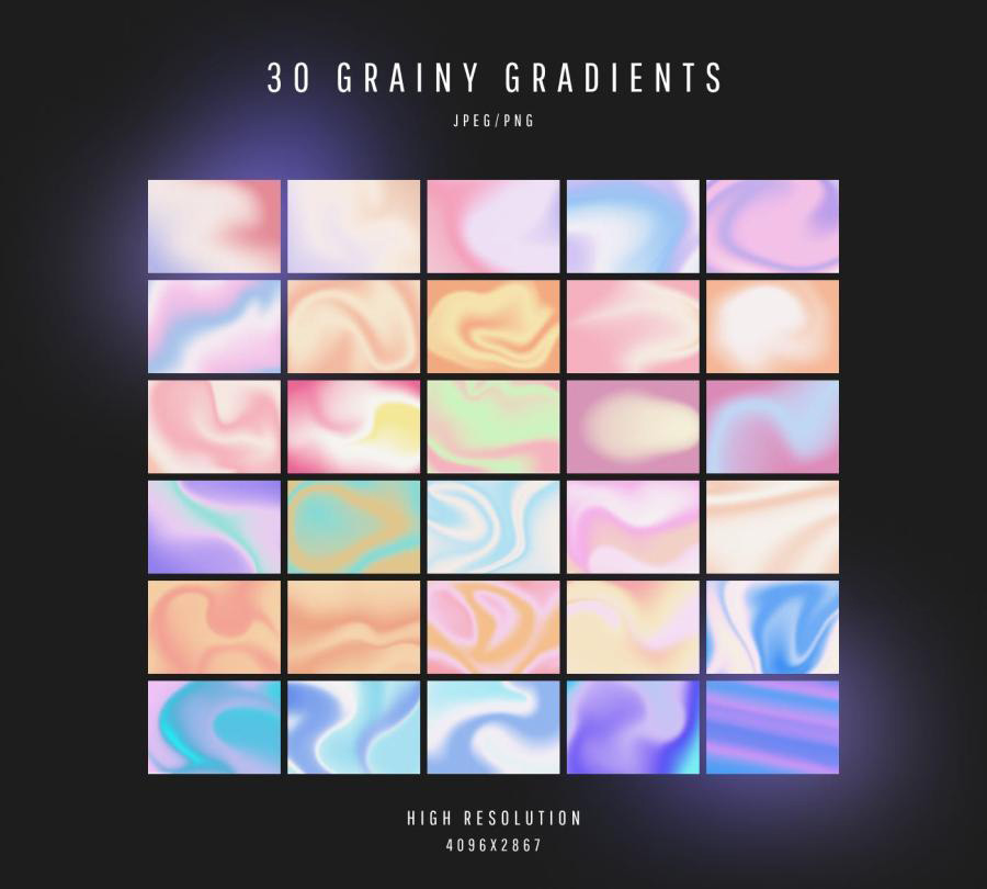 背景素材-30款渐变色颗粒状磨砂纹理背景图片素材 图片素材 sucaiwan.com