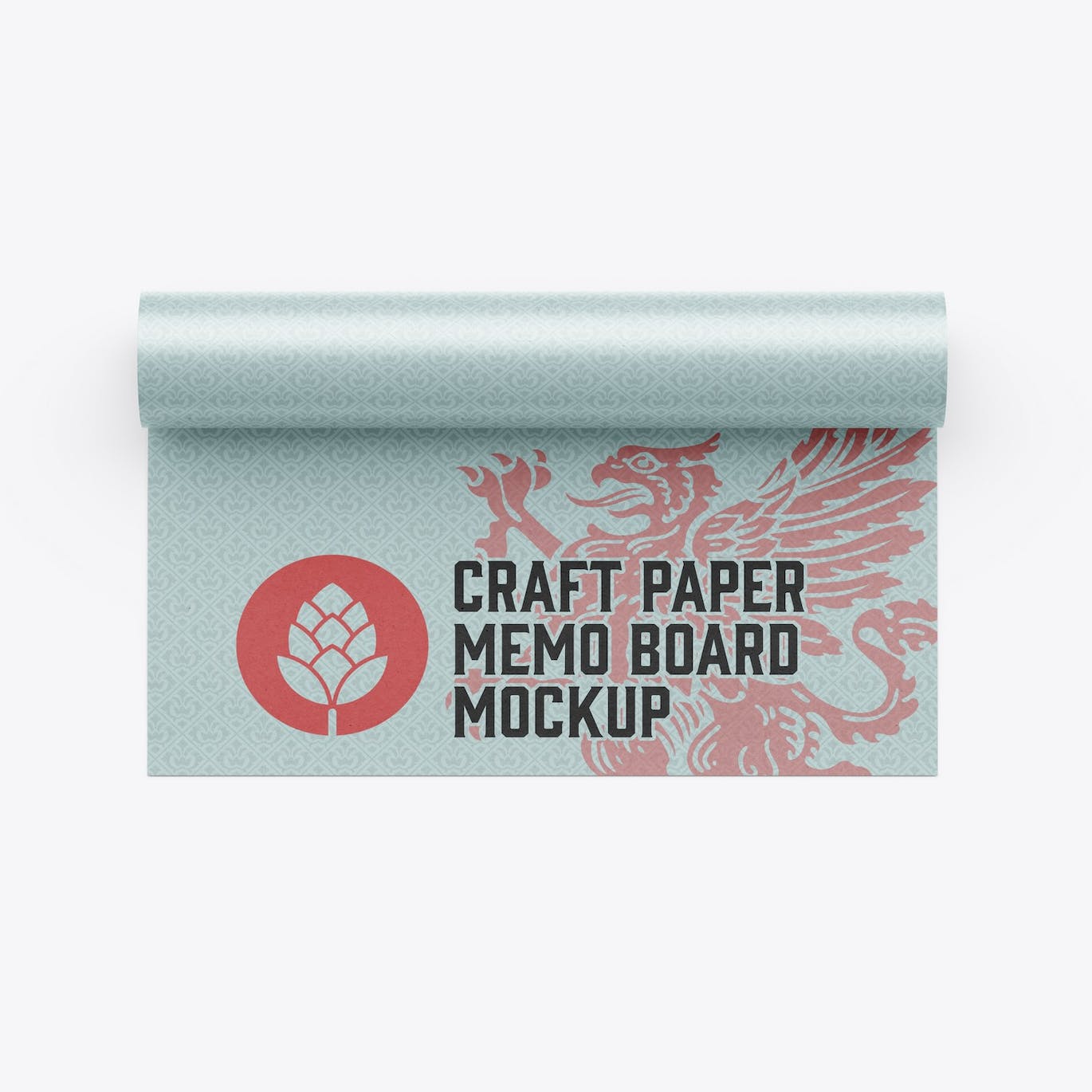 纸卷图案Logo设计样机 Paper Roll Mockup 样机素材 sucaiwan.com