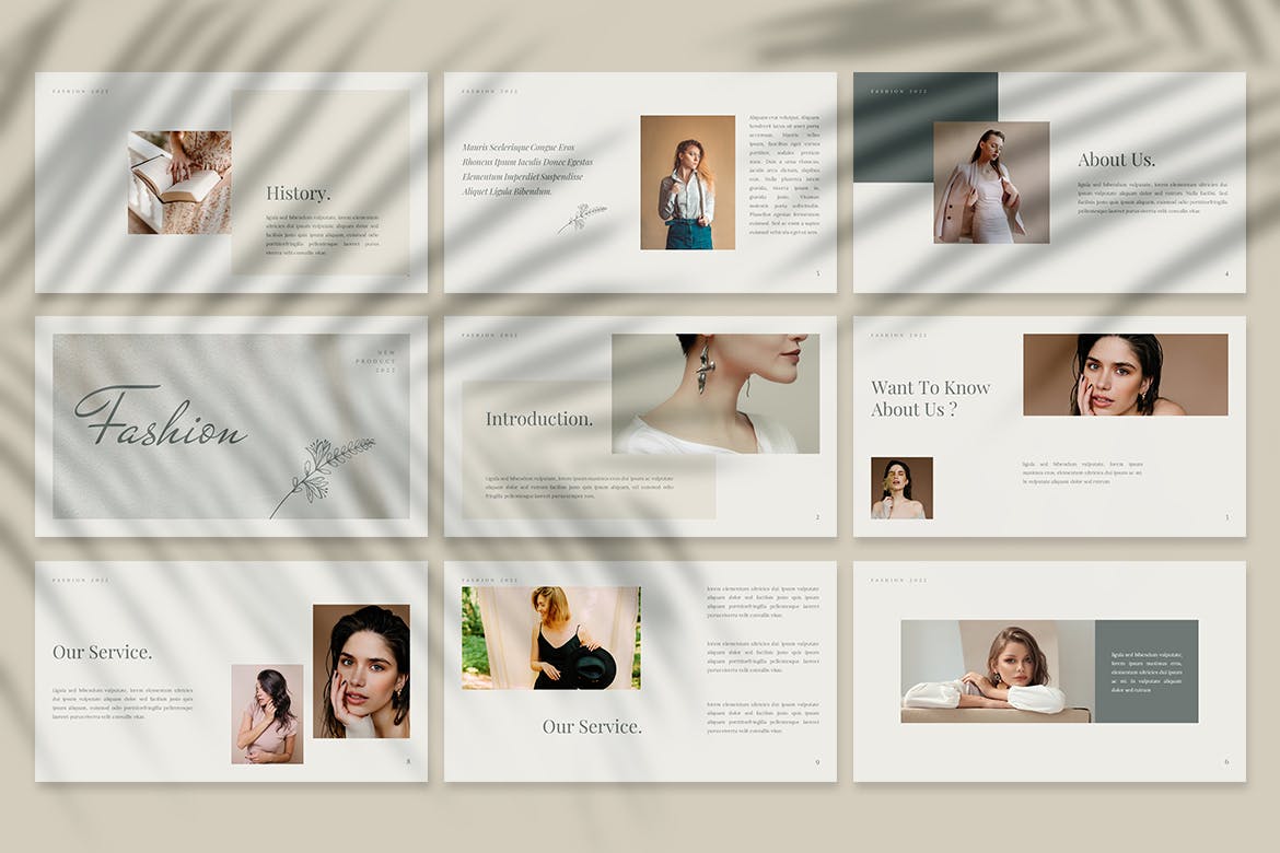 时尚女性品牌PowerPoint演示模板 Gaya – Fashion Presentation PowerPoint 幻灯图表 第2张-素材湾丨精选海外优质设计素材资源 时尚女性品牌PowerPoint演示模板 Gaya – Fashion Presentation PowerPoint 幻灯图表 sucaiwan.com