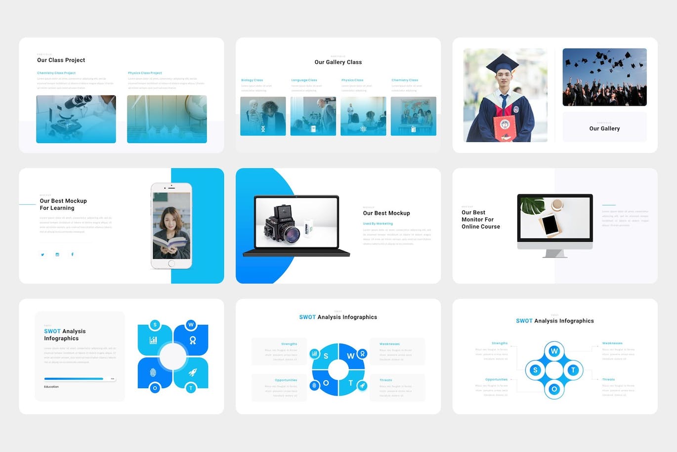 学校教育演示PPT模板 Cation – Education School PowerPoint Template 幻灯图表 第6张-素材湾丨精选海外优质设计素材资源 学校教育演示PPT模板 Cation – Education School PowerPoint Template 幻灯图表 sucaiwan.com