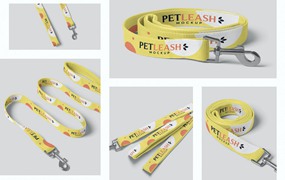 宠物皮带牵引绳设计样机 Pet Leash Mockups