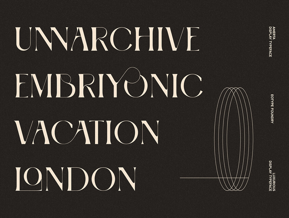 Amerta 经典衬线显示字体 设计素材 sucaiwan.com