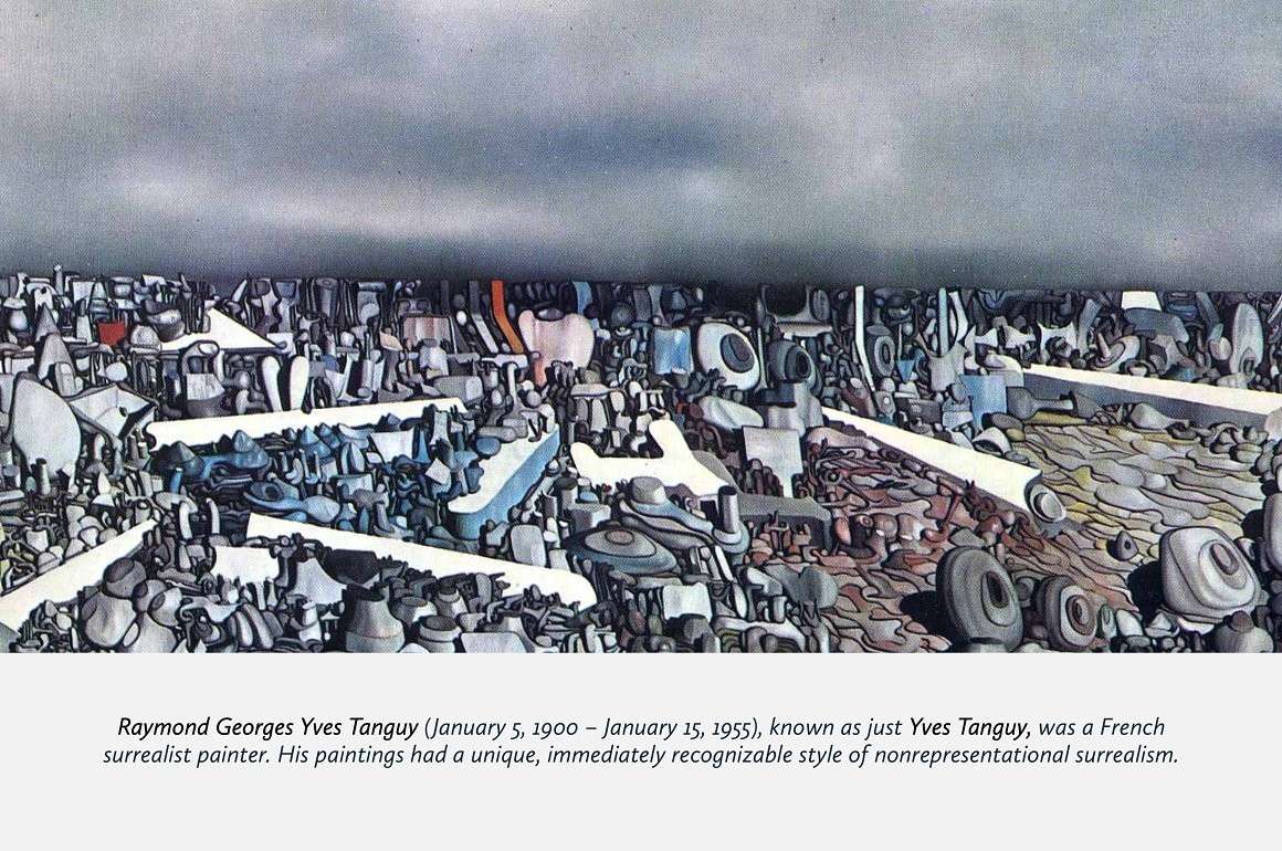 伊夫·唐基（Yves Tanguy）艺术油画Procreate笔刷 笔刷资源 sucaiwan.com