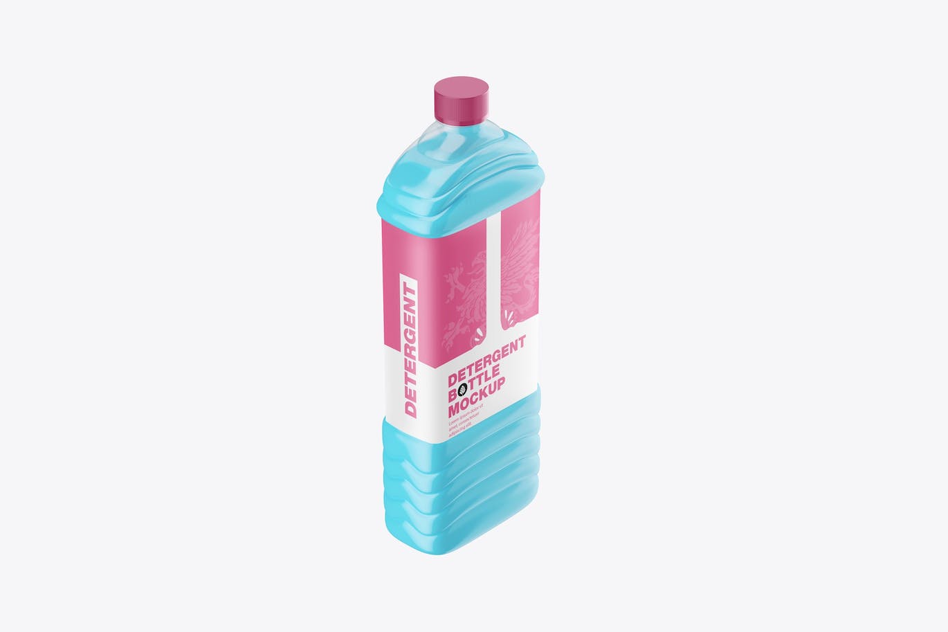 家用洗涤剂瓶包装设计样机 Home Detergent Bottle Mockup 样机素材 sucaiwan.com