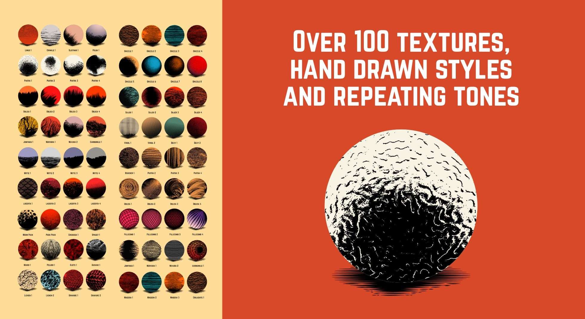 Affinity Designer动漫纹理和图案笔刷套装 笔刷资源 sucaiwan.com