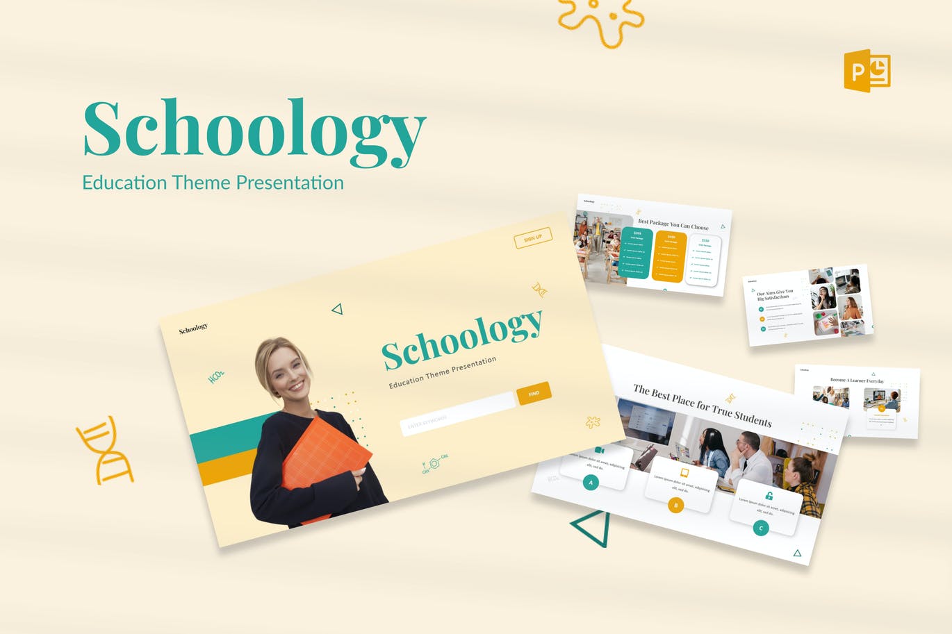 科学教育Powerpoint模板 Schoology – Science Education PowerPoint 幻灯图表 第1张-素材湾丨精选海外优质设计素材资源 科学教育Powerpoint模板 Schoology – Science Education PowerPoint 幻灯图表 sucaiwan.com