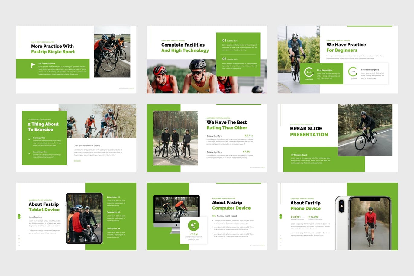 自行车运动Powerpoint模板 Fastrip – Bicycle Sport PowerPoint Template 幻灯图表 第4张-素材湾丨精选海外优质设计素材资源 自行车运动Powerpoint模板 Fastrip – Bicycle Sport PowerPoint Template 幻灯图表 sucaiwan.com