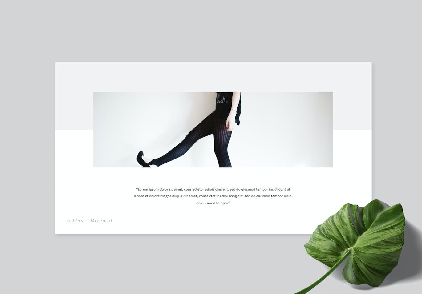 时尚服装展示PPT模板下载 Feklas Minimal PowerPoint 幻灯图表 第5张-素材湾丨精选海外优质设计素材资源 时尚服装展示PPT模板下载 Feklas Minimal PowerPoint 幻灯图表 sucaiwan.com