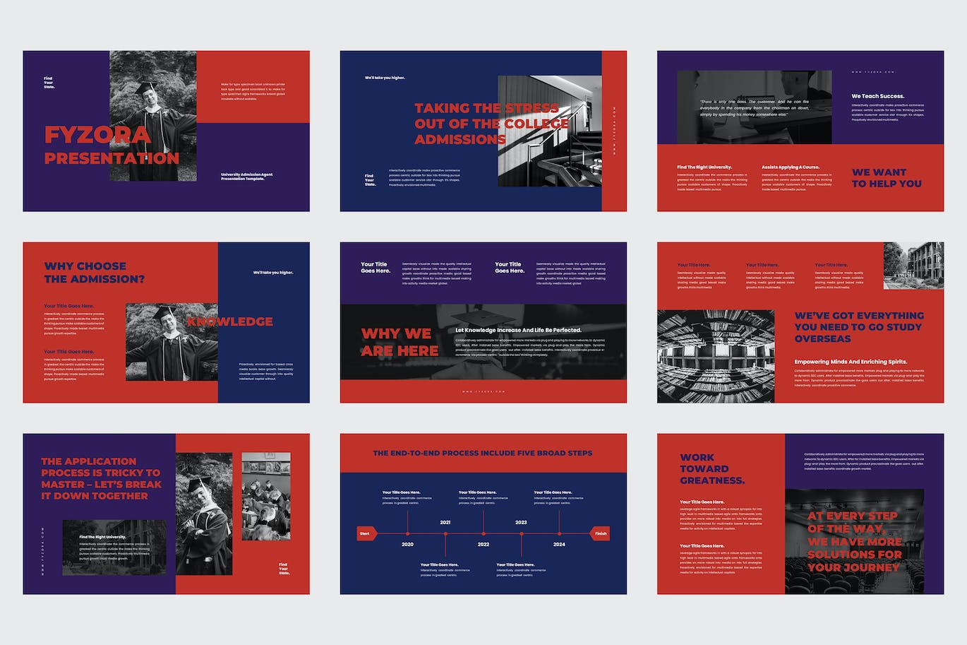 大学招生代理演示PPT模板 Fyzora – University Admission Agent Powerpoint 幻灯图表 第9张-素材湾丨精选海外优质设计素材资源 大学招生代理演示PPT模板 Fyzora – University Admission Agent Powerpoint 幻灯图表 sucaiwan.com