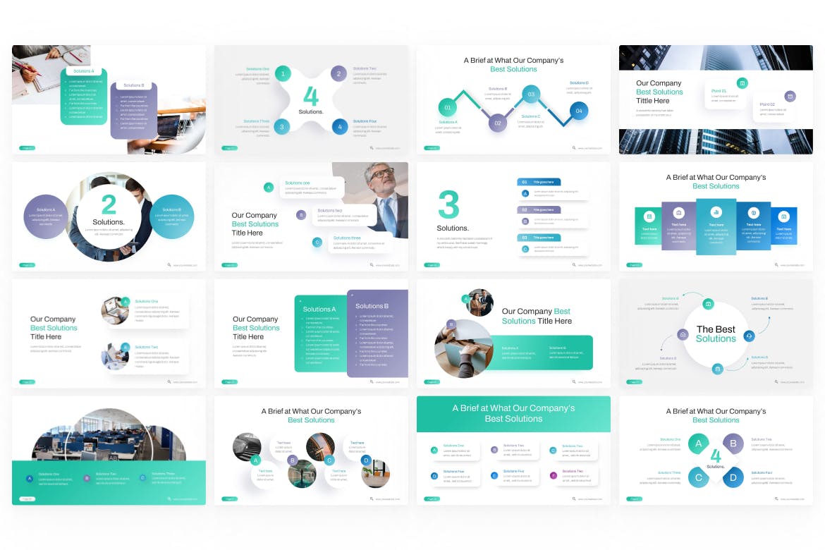 解决方案信息图表PPT幻灯片模板素材 The Solutions Infographic PowerPoint Template 幻灯图表 第2张-素材湾丨精选海外优质设计素材资源 解决方案信息图表PPT幻灯片模板素材 The Solutions Infographic PowerPoint Template 幻灯图表 sucaiwan.com