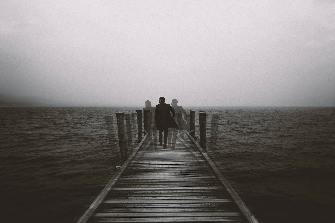 黑白三重视觉照片特效PS图层样式 Triple Vision Photo Effect 插件预设 sucaiwan.com