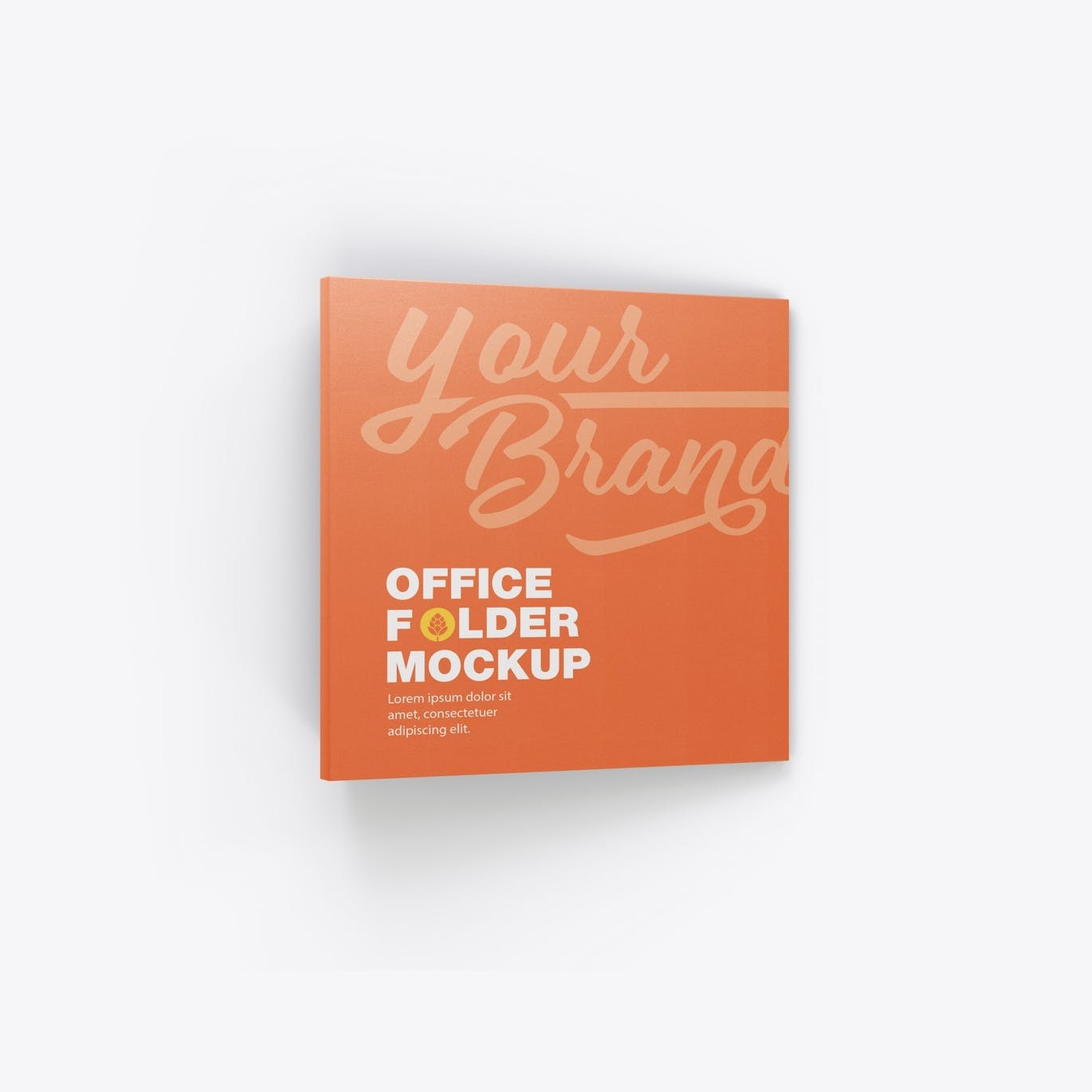 纸质办公文件夹设计样机模板 Paper Office Folder Mockup 样机素材 sucaiwan.com