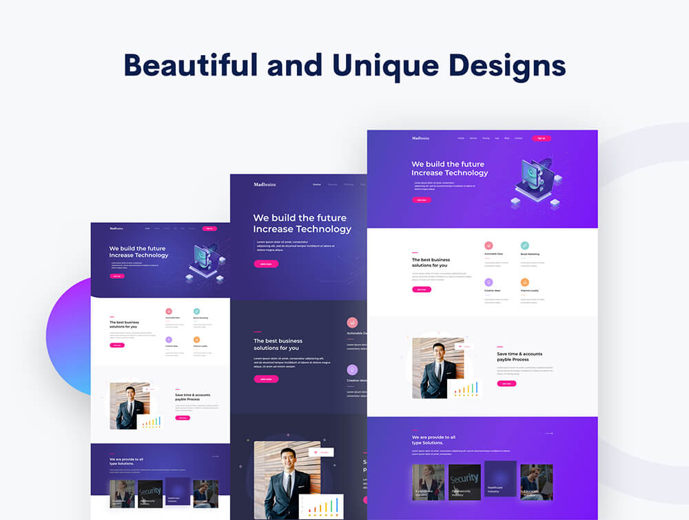 聊天机器人和AI创业机构网站设计模板 APP UI sucaiwan.com